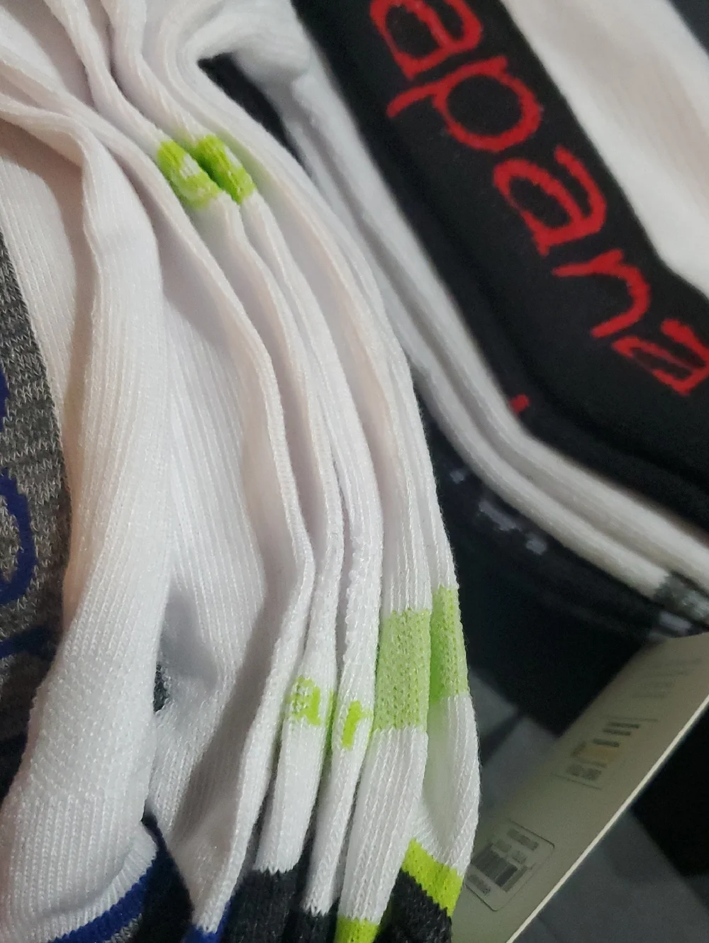 Apana white‎ multi 6pairs of cushioned socks brand new